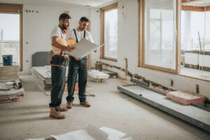 Renovierungsarbeiten in der Wohnung 