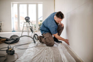 Sanierungsarbeiten in der Wohnung 